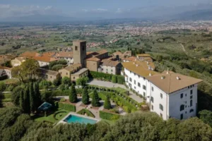 Stunning Tuscan Estate with Impressive Pool, Gazebo and Views Over a One of A Kind Vineyard from VILLAWAY®